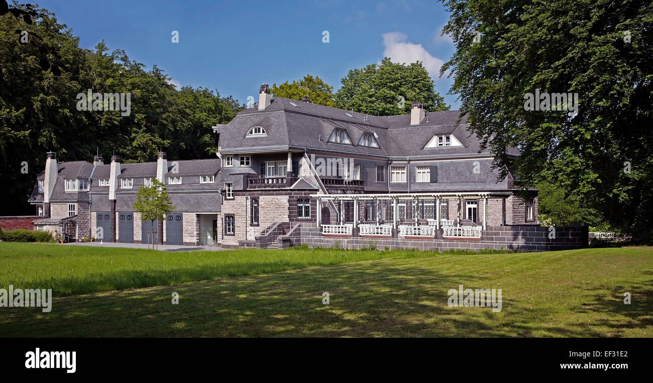 Hohenhof, Museum von Hagen Impulse, Jugendstil-Villa, Hagen, Ruhr district, North Rhine-Westphalia, Deutschland Stockfoto