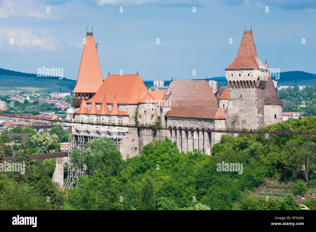 Hunedoara Burg Hunedoara, Rumänien Stockfoto