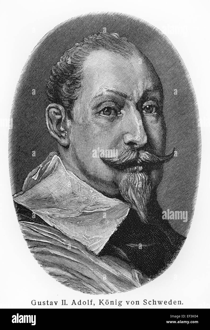 Gustavus Adolphus von Schweden Stockfoto