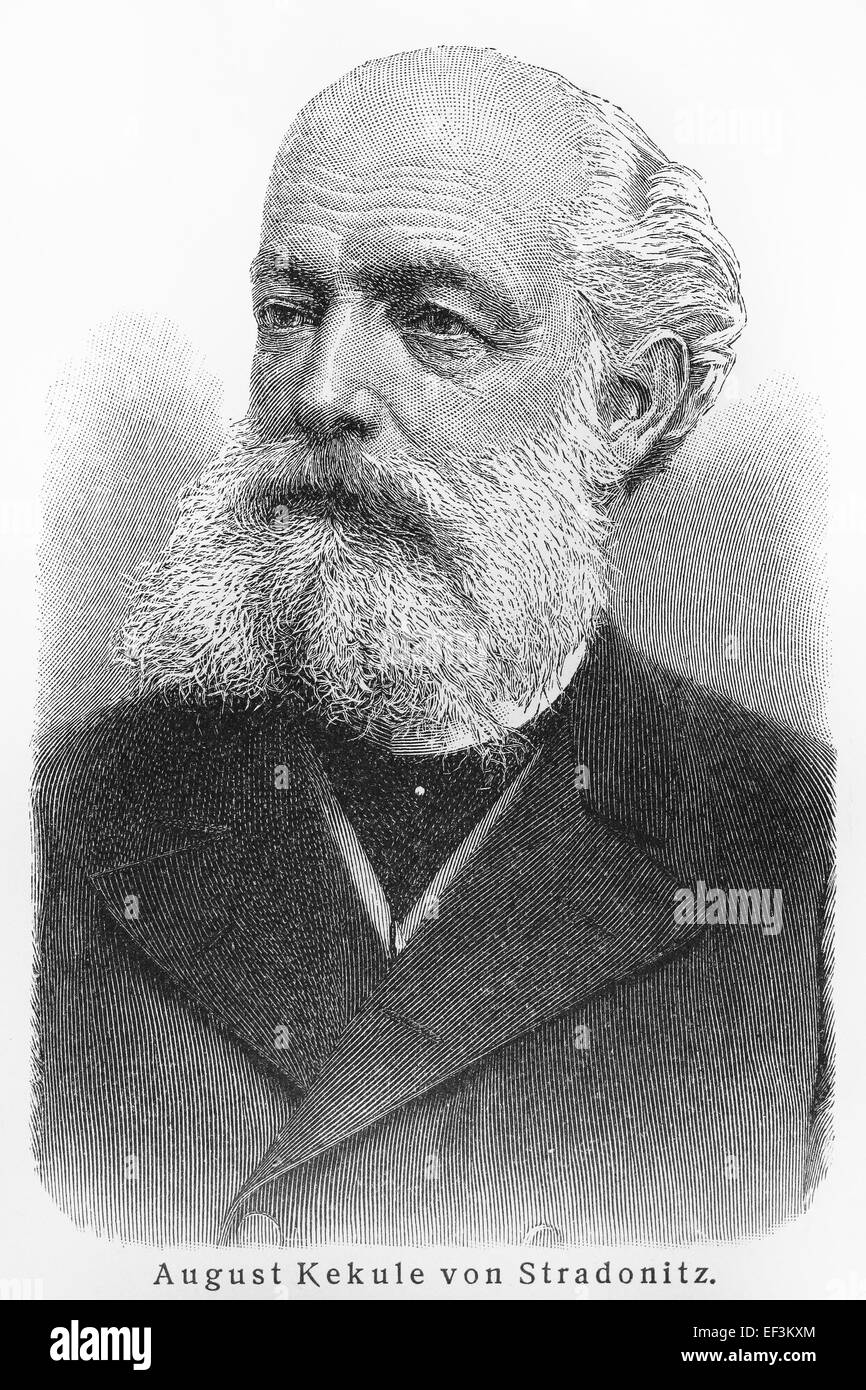 August Kekule Stradonitz Stockfoto