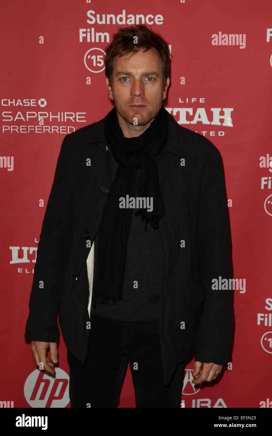 Park City, Utah, USA. 25. Januar 2015. Schauspieler Ewan McGregor besucht die Premiere der "letzten Tage in der Wüste '' in der Eccles Mitte. © Debby Wong/ZUMA Draht/Alamy Live-Nachrichten Stockfoto