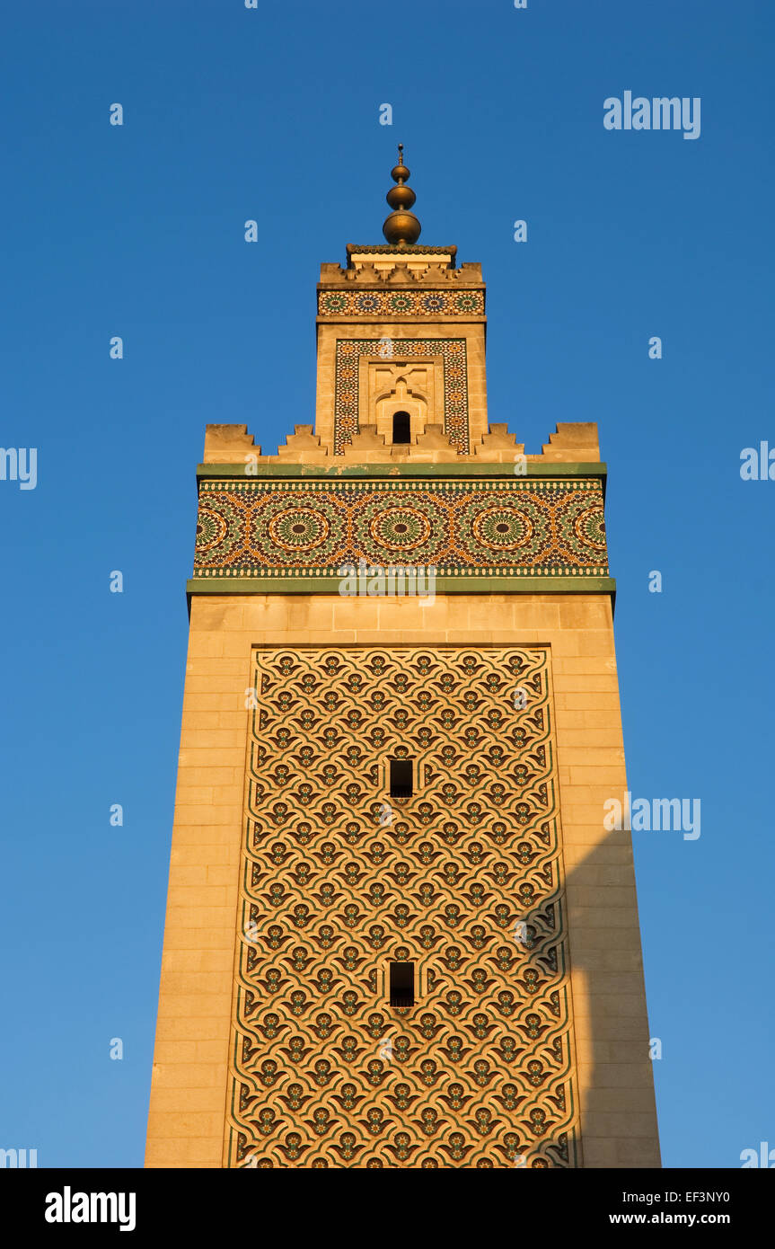 Die große Moschee von Paris, Frankreich. Stockfoto