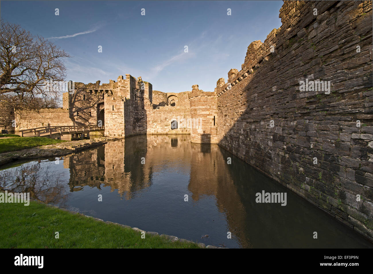 Beaumaris Castle Anglesey North Wales Uk Stockfoto