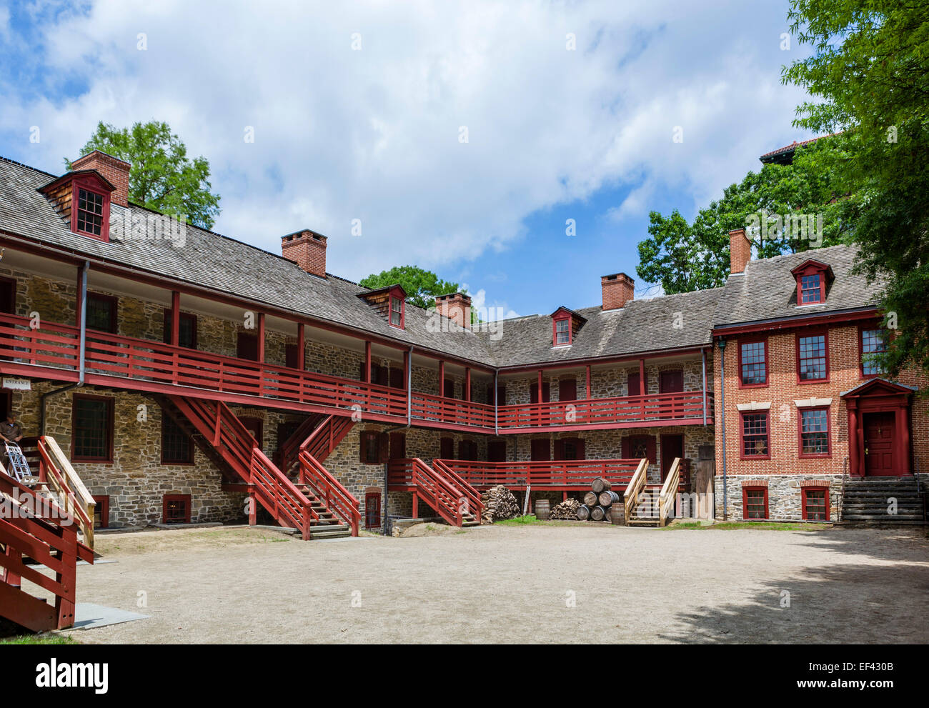 Die alte Kaserne Museum, Trenton, New Jersey, USA Stockfoto