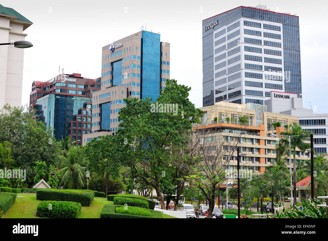 Geschäftsviertel in Cebu Philippinen Stockfoto