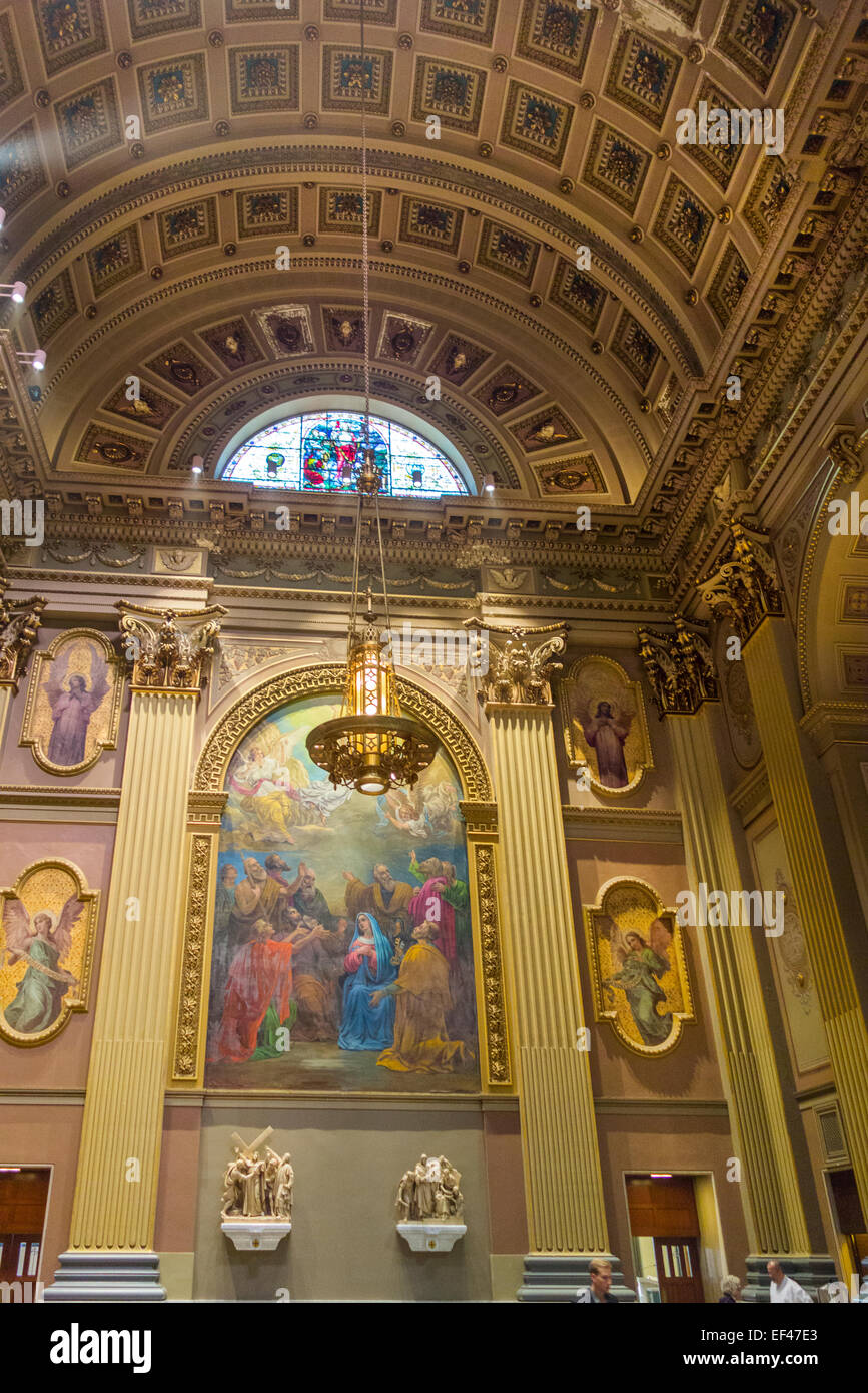 Kathedrale Basilica der Heiligen Petrus und Paulus Philadelphia PA Stockfoto