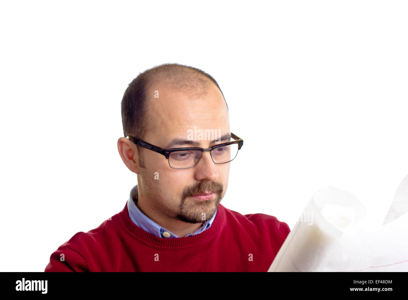 Arbeit der Mensch im Mittelpunkt Stockfoto