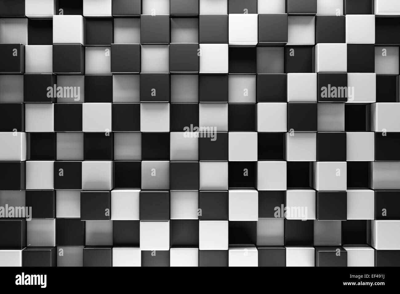 Schwarz / weiß Blöcke abstrakten Hintergrund Stockfoto