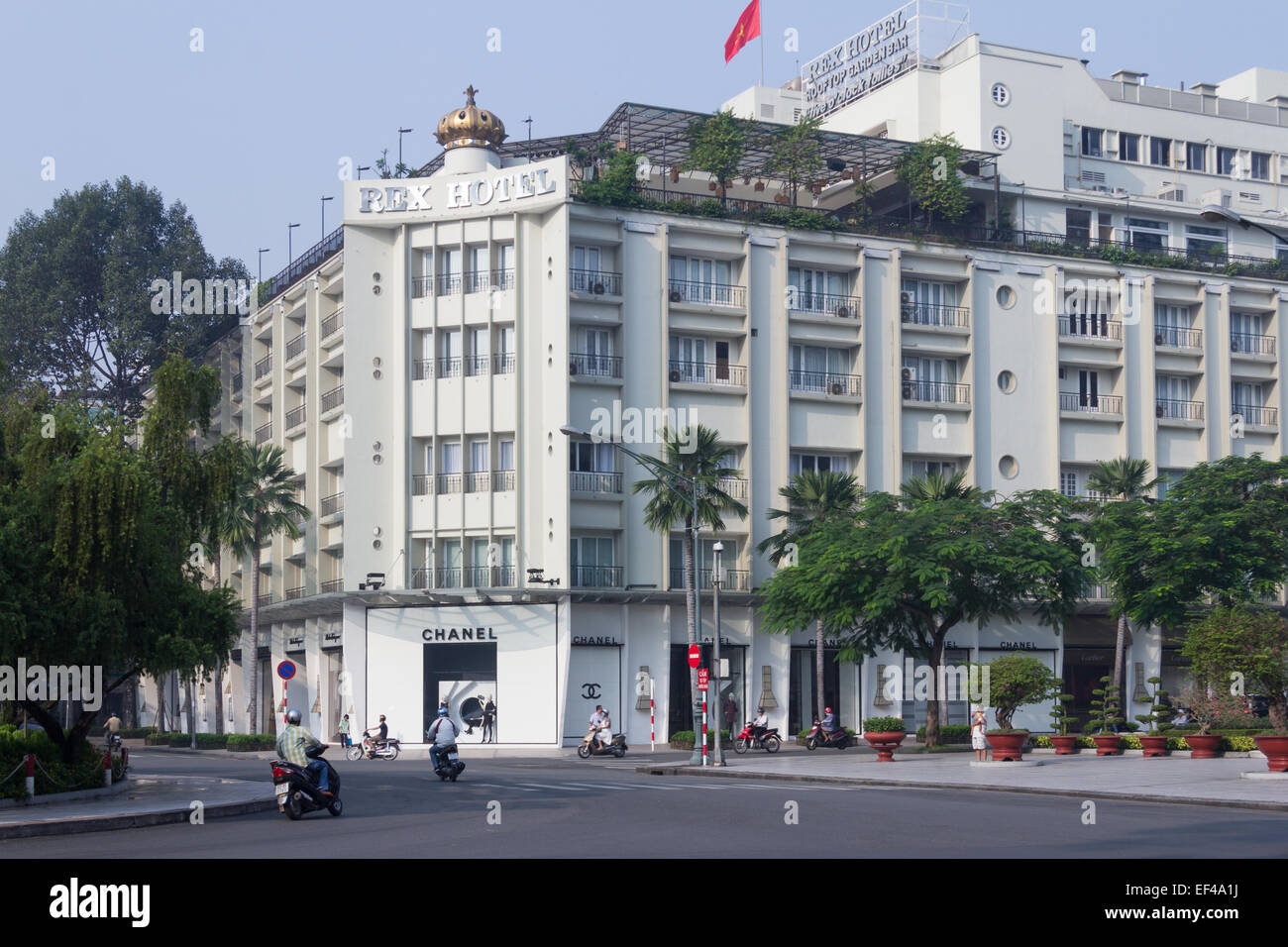 Das Rex Hotel, Ho-Chi-Minh-Stadt Stockfoto