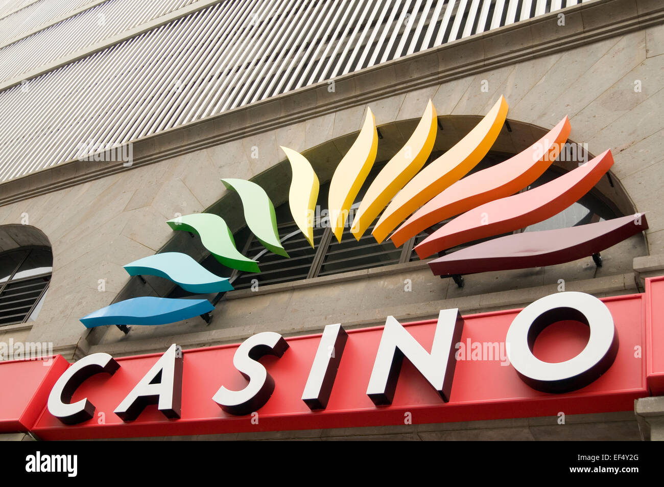 Casino Casino spielen Glücksspiel Spieler Spieler Risiken riskant Verlust Verluste Spiel Spiele des Zufalls Quote riskieren Stockfoto