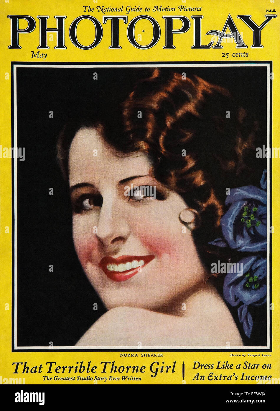 -Photoplay Magazine Cover - Norma Shearer - Mai 1925 Stockfoto