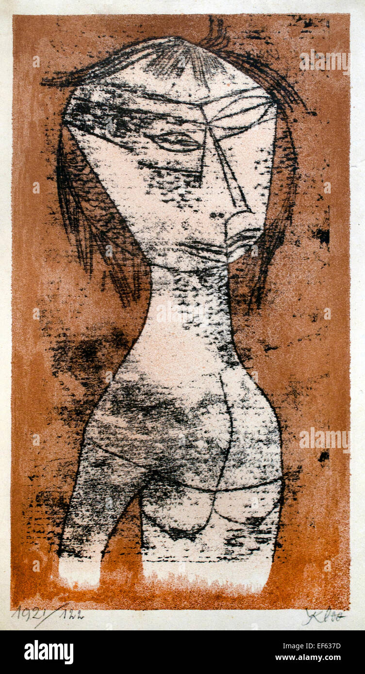 Die Heilige Vom inneren Licht - das Heilige vom inneren Licht 1921 Paul Klee 1879-1940 geboren Schweiz Deutschschweizer (Vatikan Sammlung moderner religiöser Kunst Rom-Italien) Stockfoto