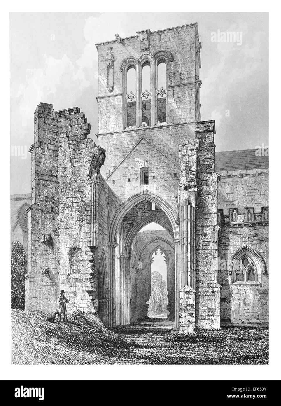 1852 St. Marien Pfarrkirche Haddington East Lothian Querschiff Stockfoto