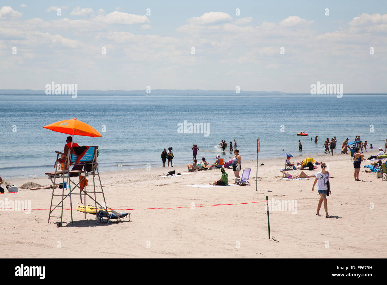 Beach, Coney Island, New York, USA, Amerika Stockfoto