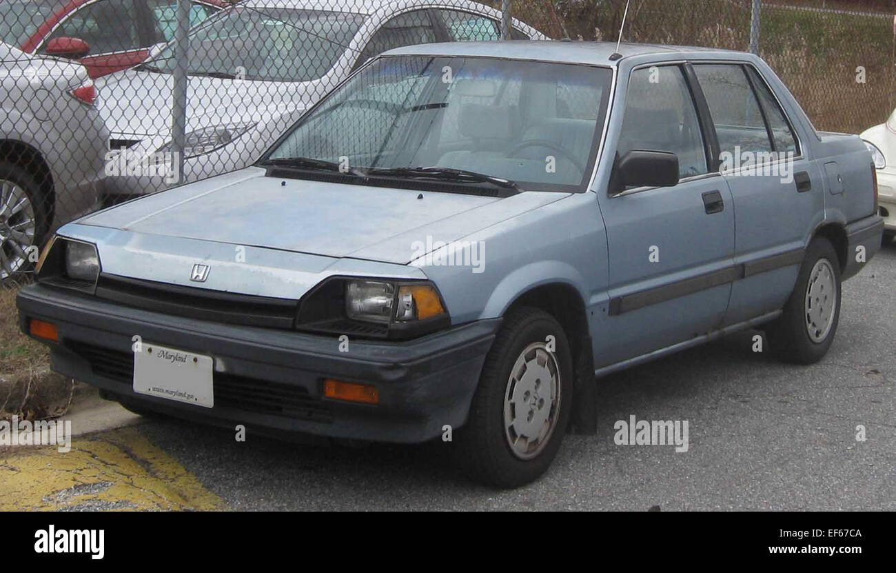 1984 1985 Honda Civic Limousine Stockfotografie Alamy