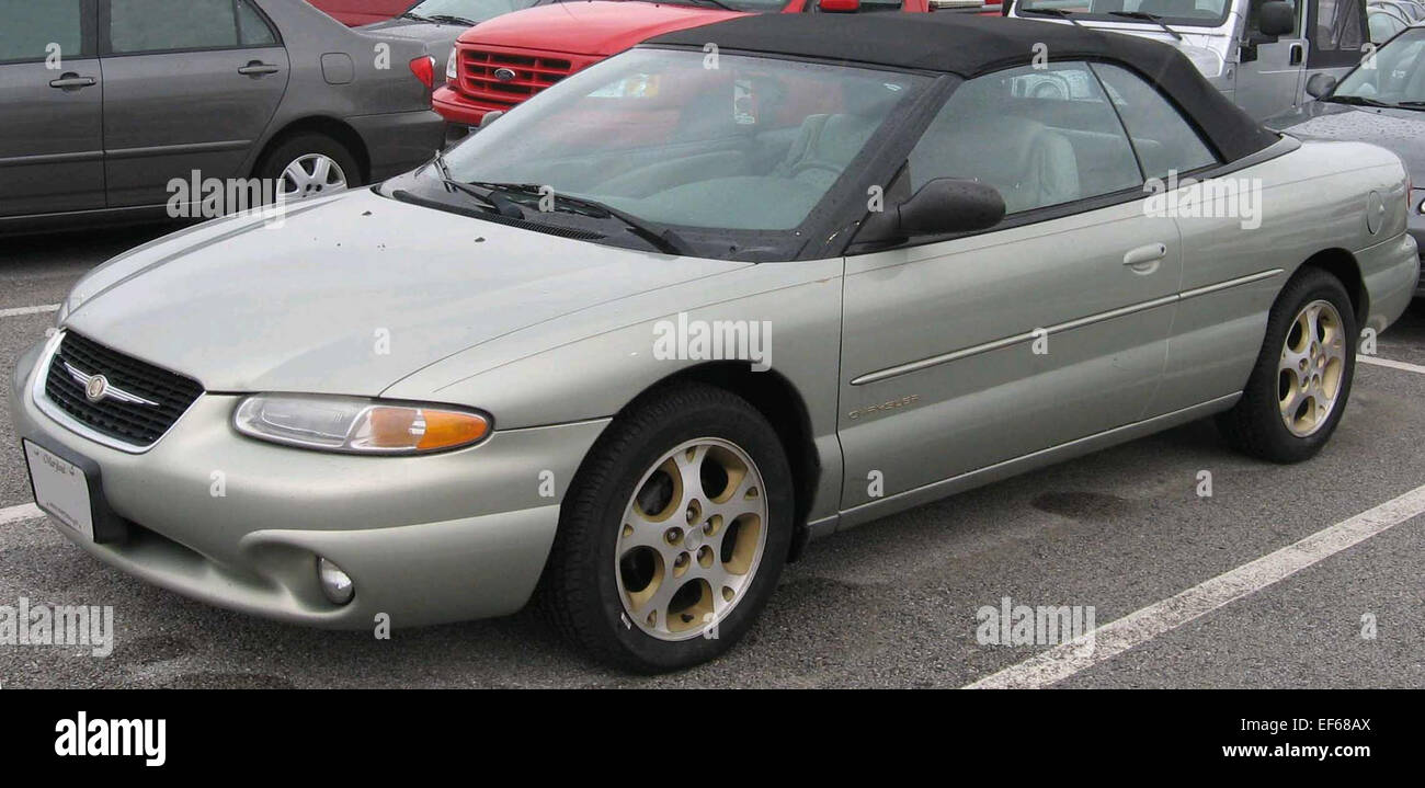 1999 2000 Chrysler Sebring Cabrio Stockfoto