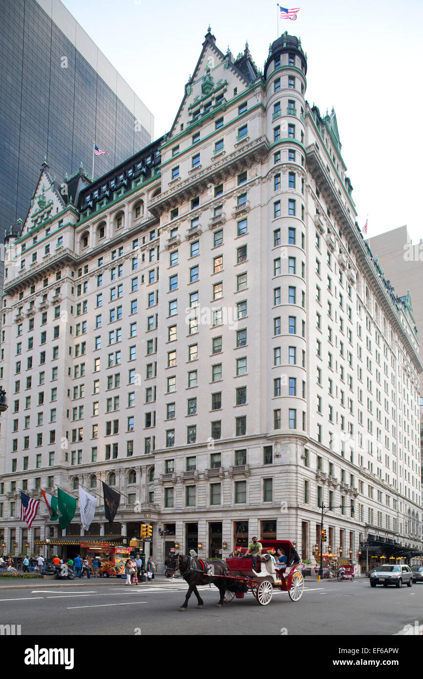 Plaza Hotel, Central Park South und Grand Army Plaza, Midtown, Manhattan, New York, USA, Nordamerika Stockfoto