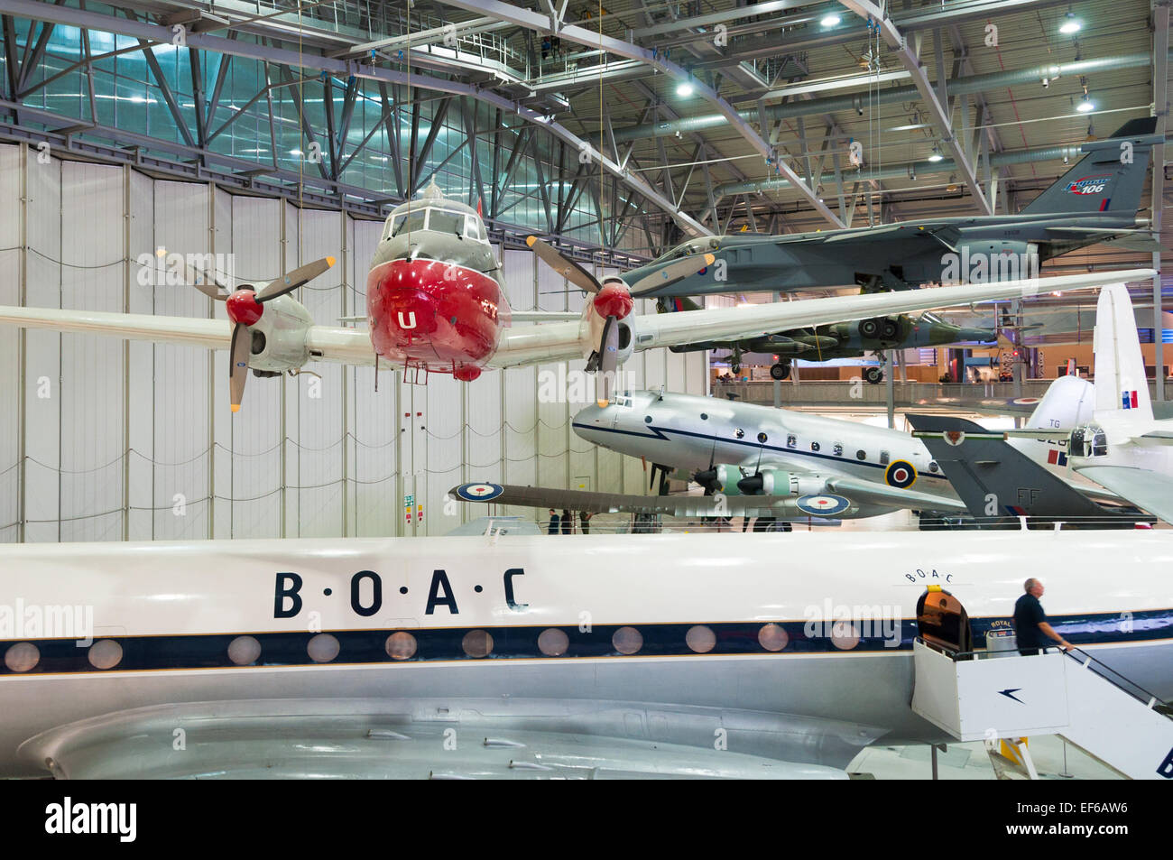 de Havilland Dove im Duxford Imperial War museum Stockfoto