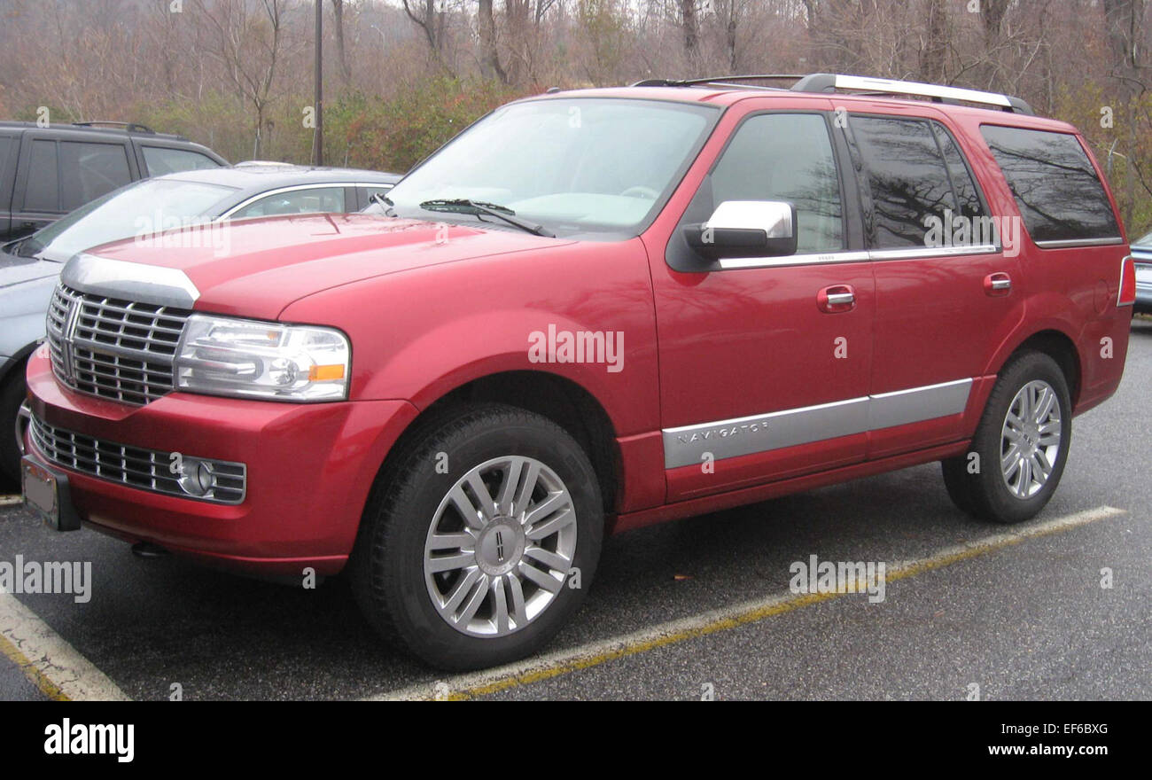 2007 2008 Lincoln Navigator Stockfoto