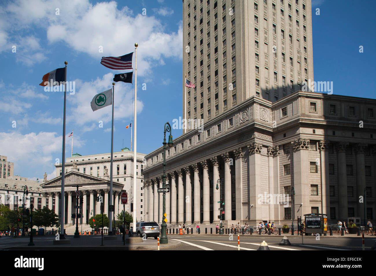 State Supreme Court Building, U.S. Courthouse, Manhattan, Foley Quadrat, New York, USA, Amerika Stockfoto