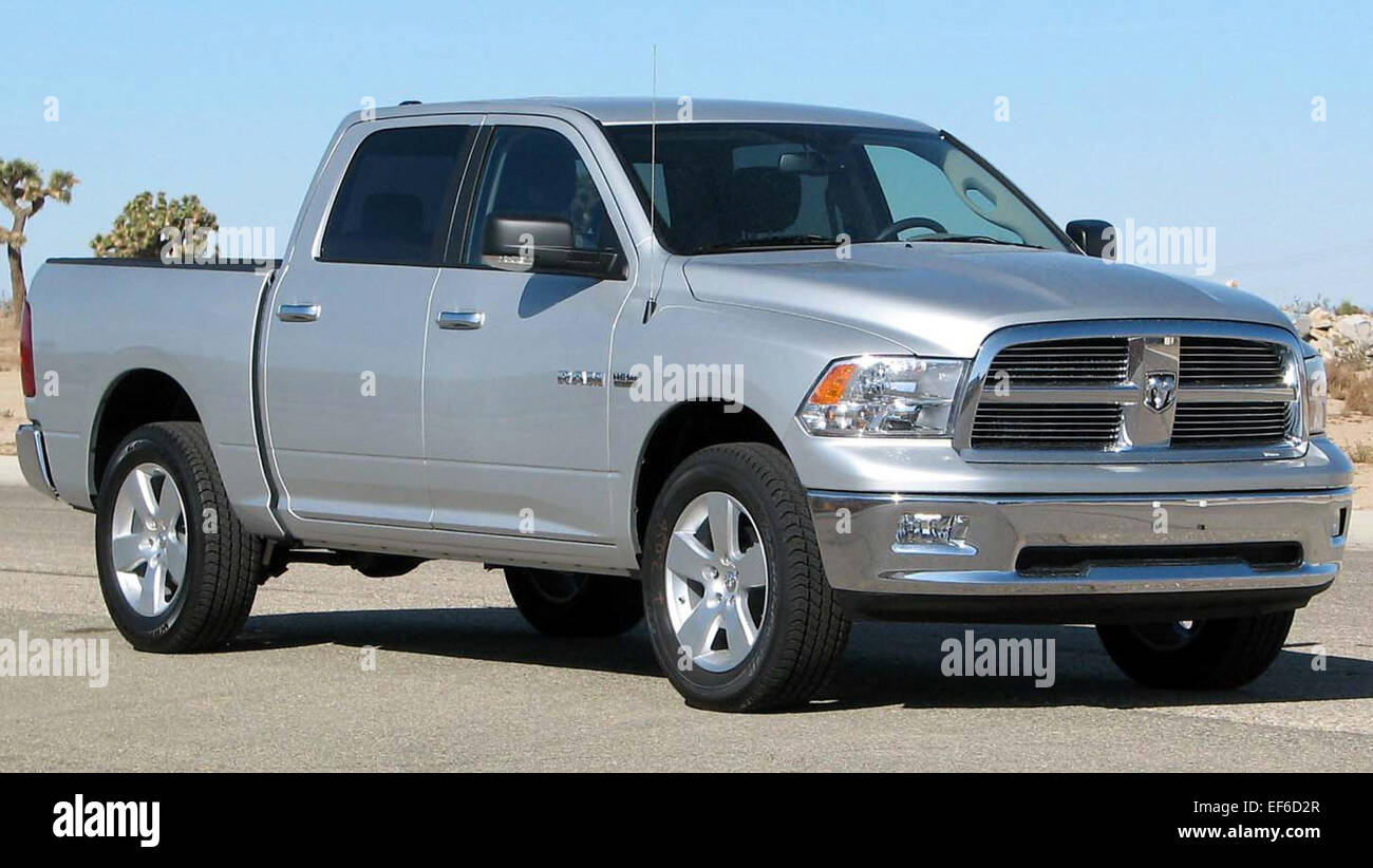 2009 Dodge Ram 1500 Slt 4 Tur Pickup Nhtsa 01 Stockfoto