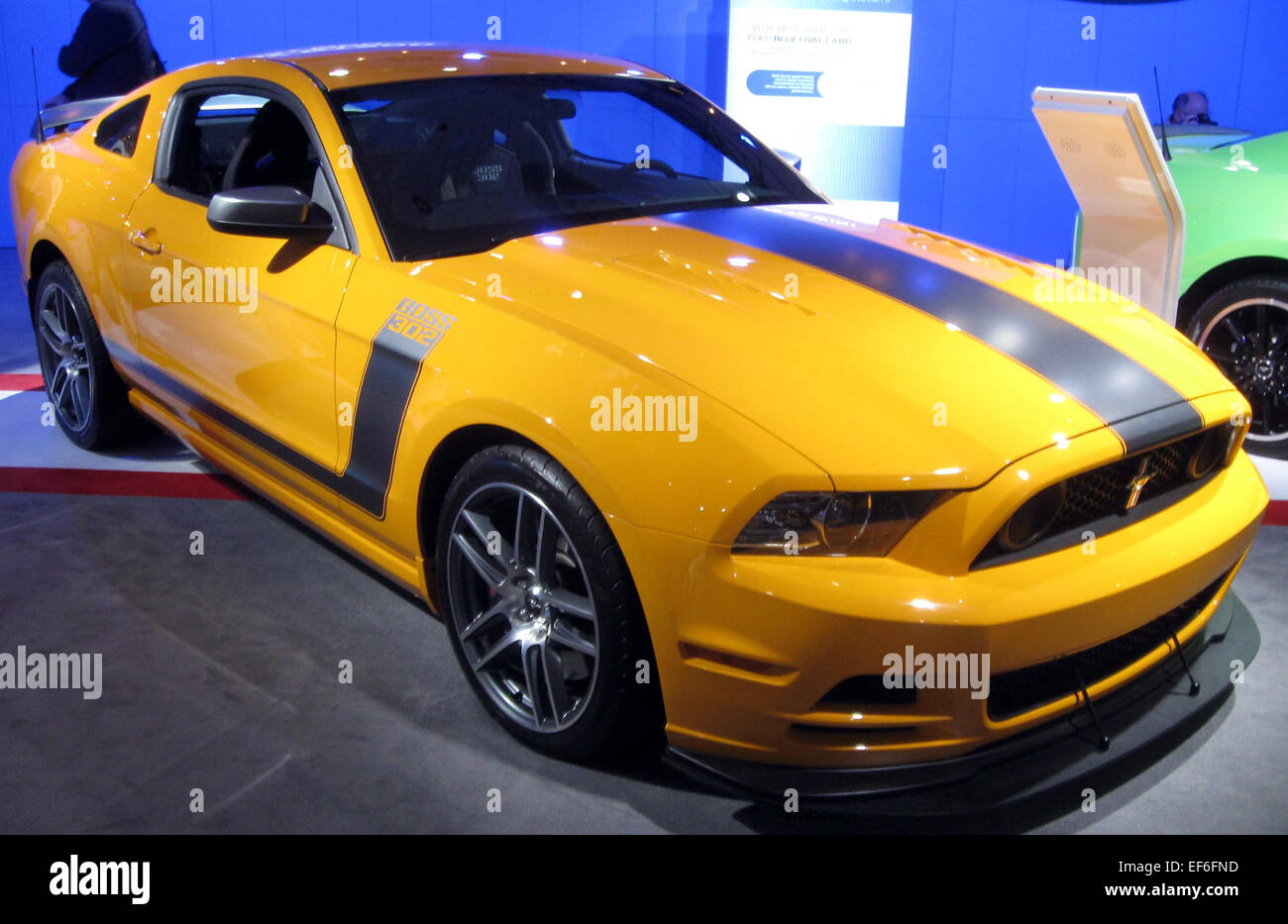 2013 Ford Mustang Boss 302 2012 quickly Stockfoto