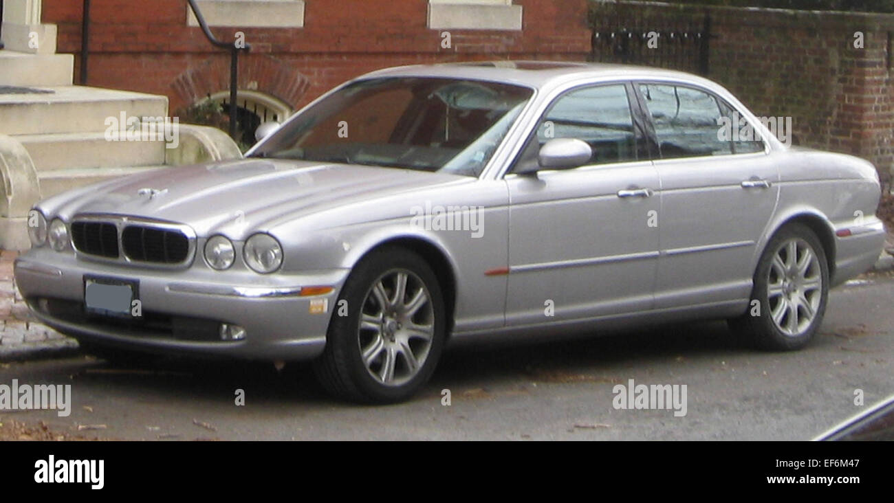 Jaguar XJ8 01-13-2010 Stockfoto