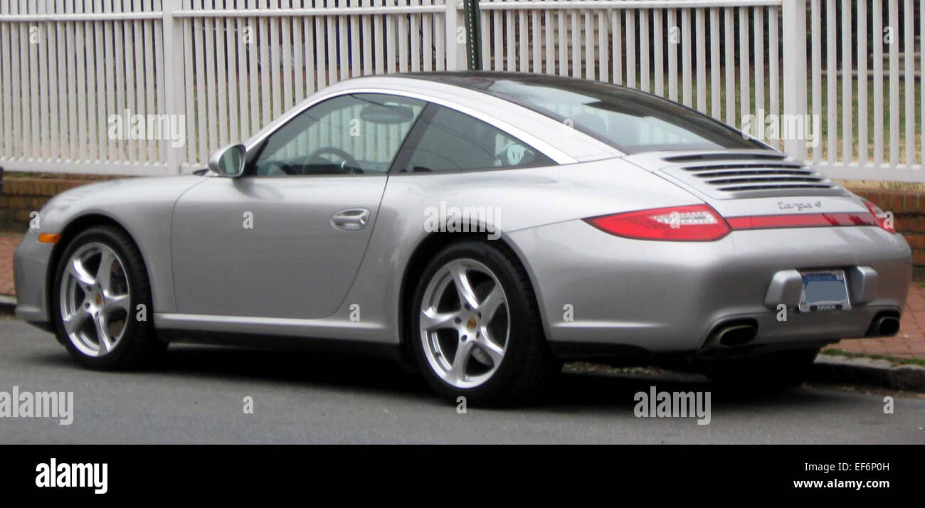 Porsche 911 Targa 4 hinten 03 11 2010 Stockfoto