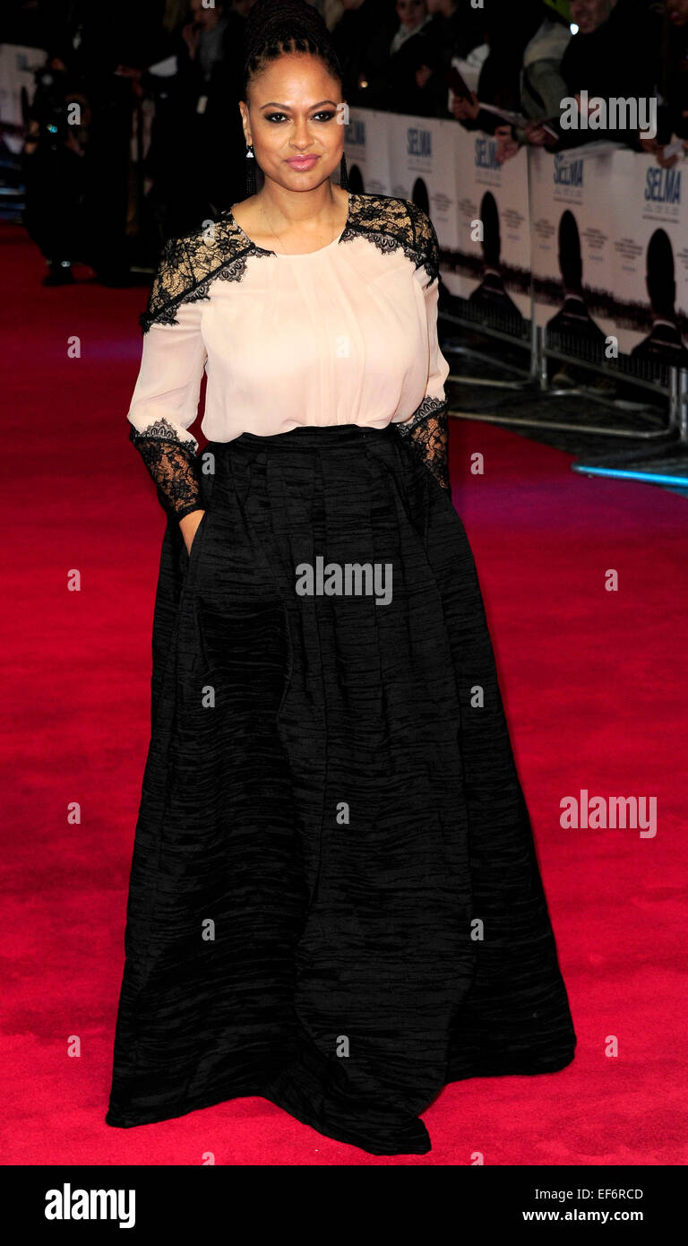 London, UK. 27. Januar 2015. Ava Duvernay besuchen europäische Premiere von Selma im The Curzon Mayfair London 27. Januar 2015 Credit: Peter Phillips/Alamy Live News Stockfoto