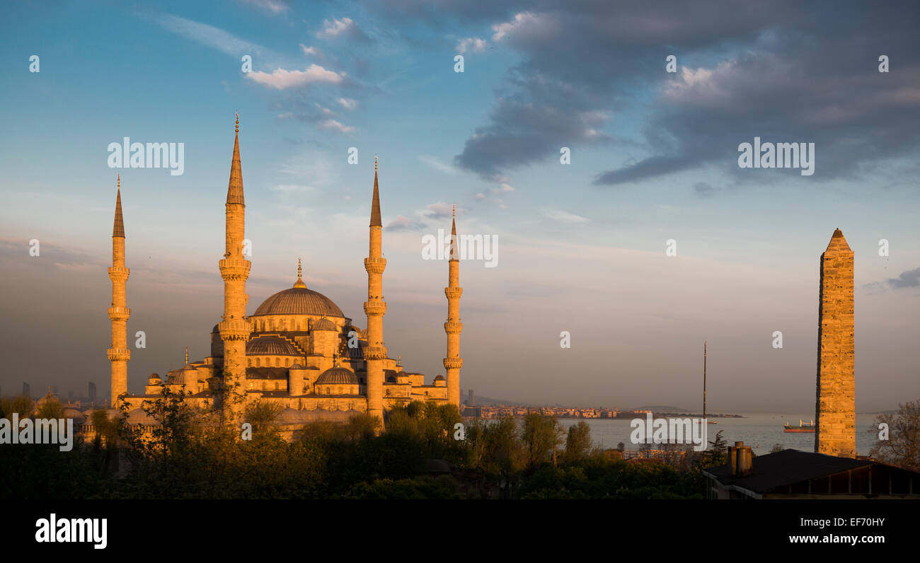 Die blaue Moschee, Istanbul, Türkei Stockfoto