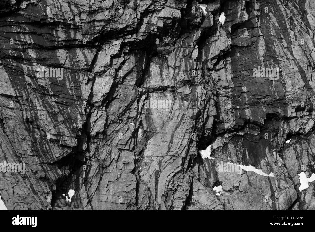 Granit-Felswand Stockfoto