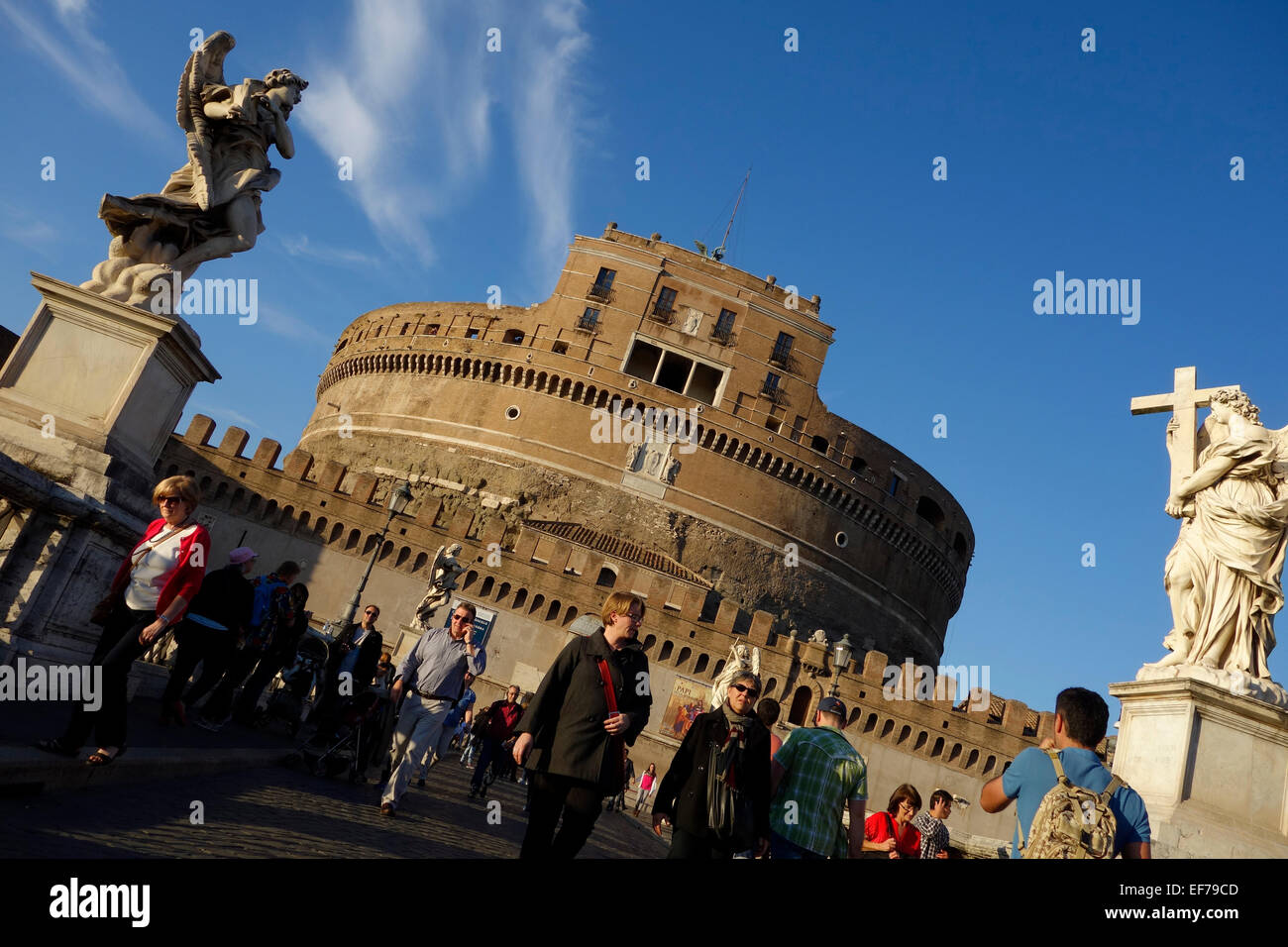 Castel Sant' Angelo Rom Italien Stockfoto