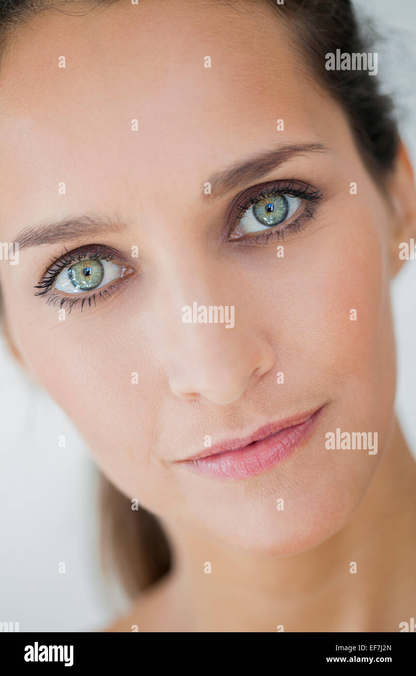Porträt einer schönen Frau Stockfoto