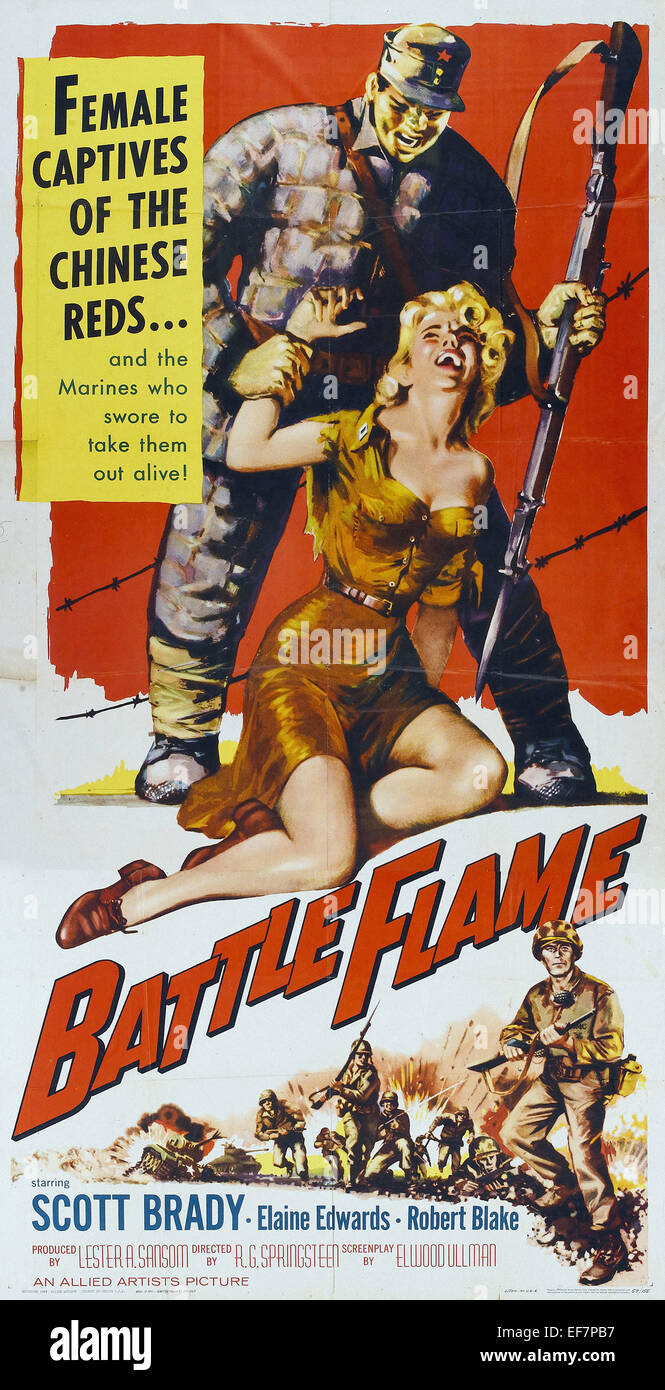 Die Battle of the Bulge - Filmplakat Stockfoto