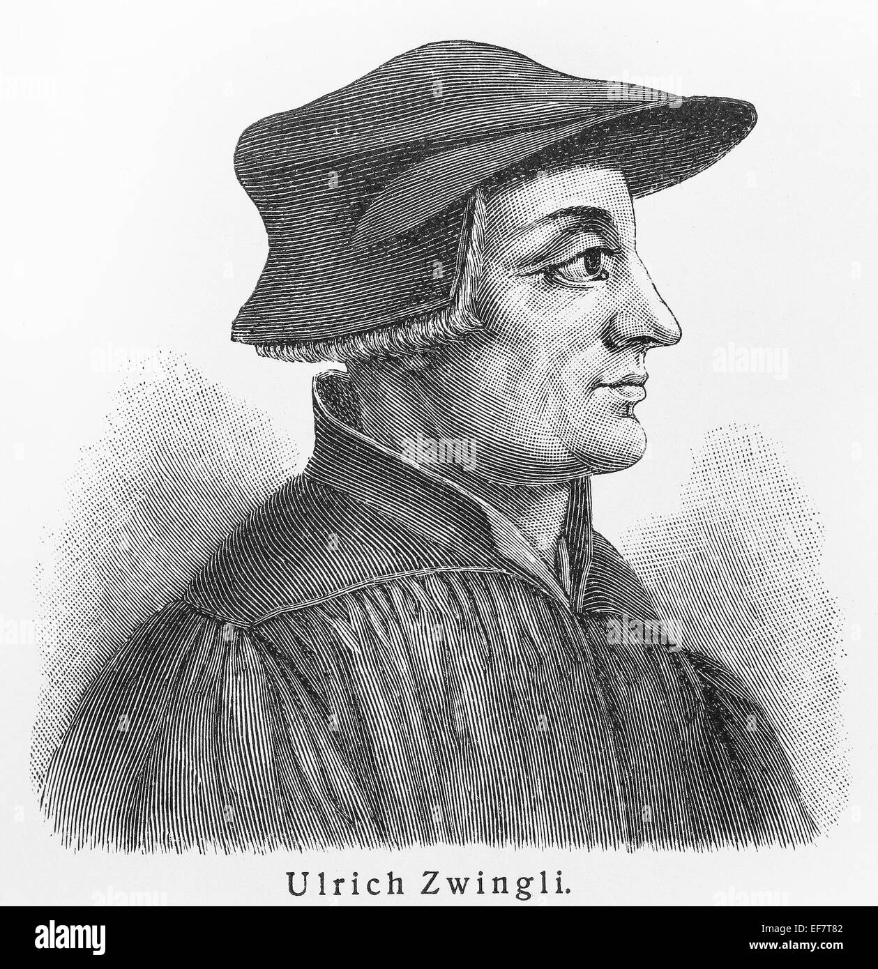 Huldrych (Ulrich) Zwingli Stockfoto