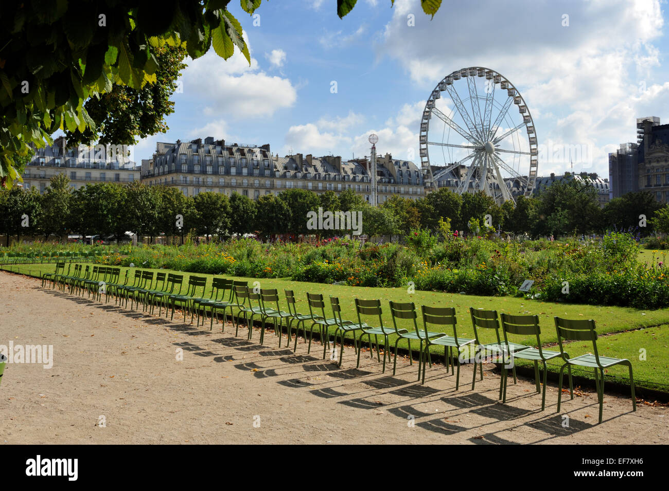 Paris, Jardin des Tuileries Garten Stockfoto