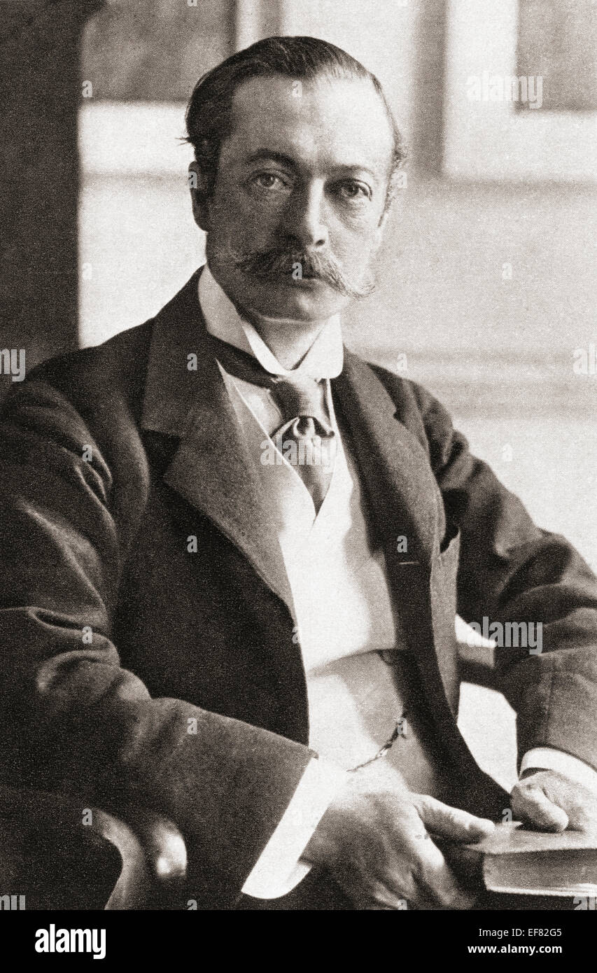 Harold John "Jack" Tennant, 1865 – 1935.   Schottische liberale Politiker und Staatssekretär für Schottland unter seinem Schwager H. H. Asquith zwischen Juli und Dezember 1916. Stockfoto