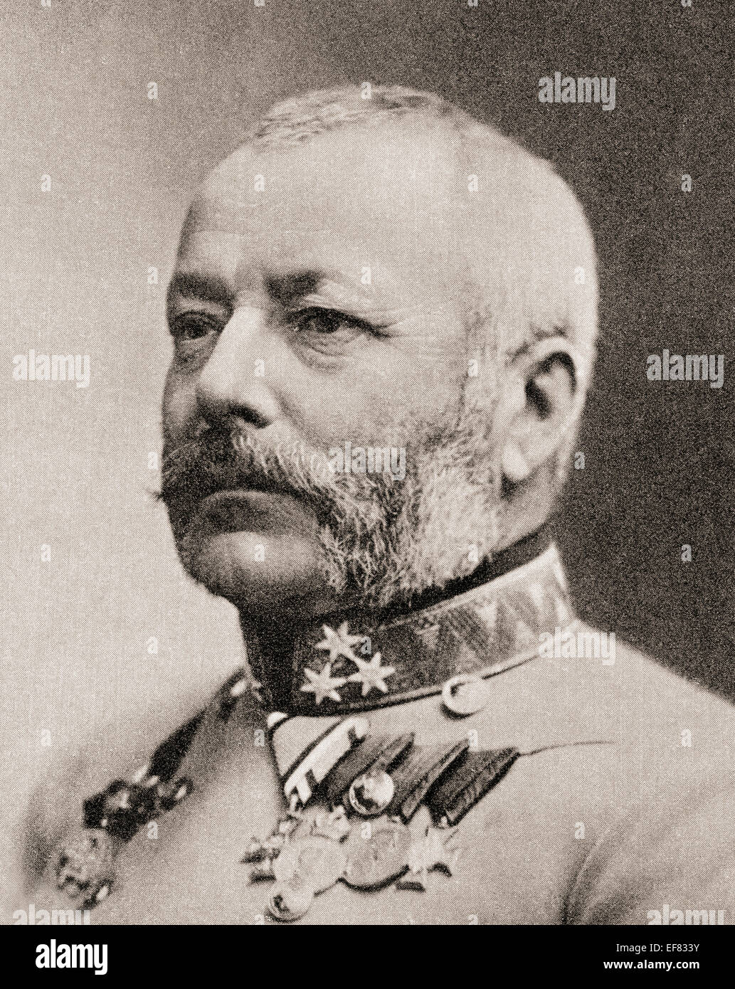 Erzherzog Friedrich, Herzog von Teschen, 1856-1936.  Mitglied des Hauses Habsburg und der Oberbefehlshaber der österreichisch-ungarischen Armee im ersten Weltkrieg. Stockfoto