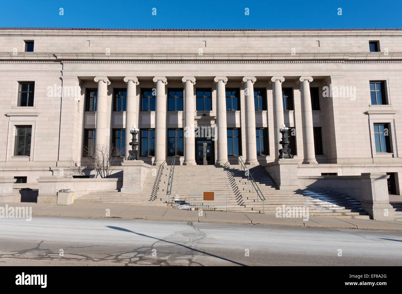 Minnesota gerichtlichen Center Gebäude ehemalige Heimat Minnesota historische Gesellschaft neben State Capitol Stockfoto