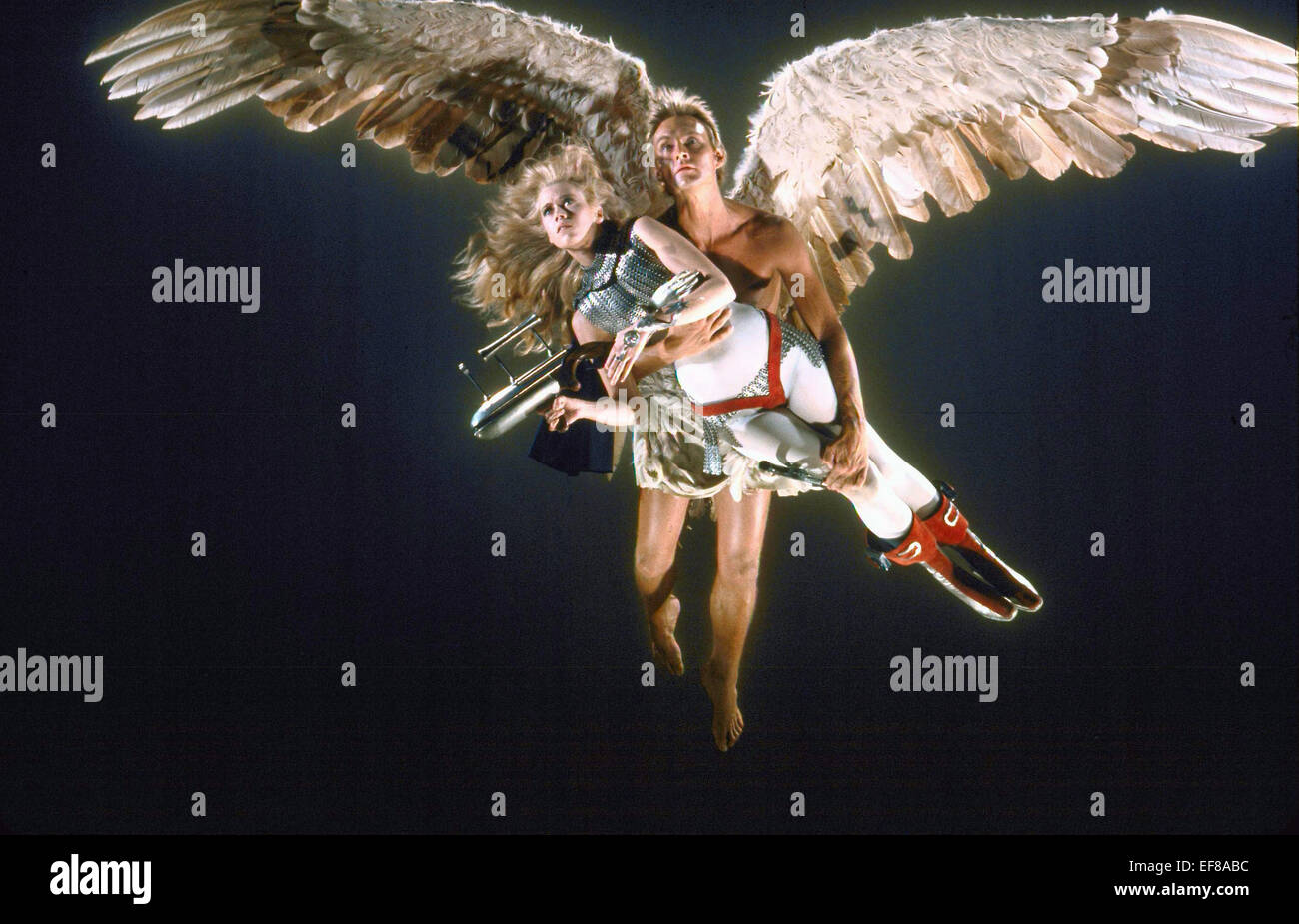 JOHN PHILLIP LAW, Jane Fonda, BARBARELLA, 1968 Stockfotografie Alamy