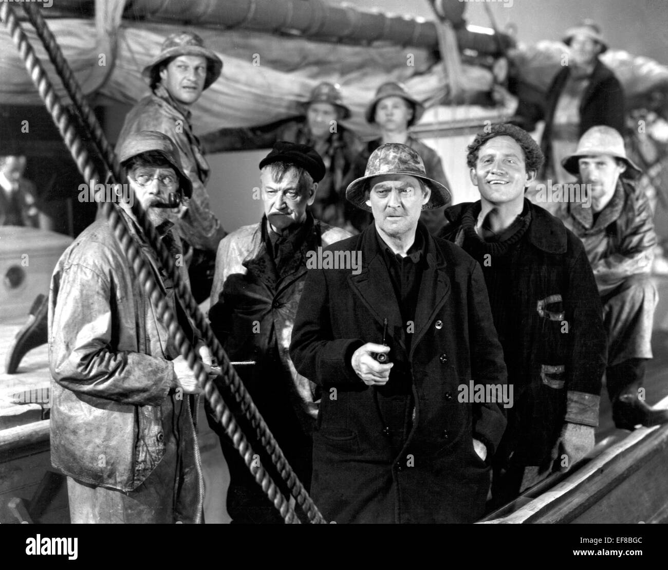 LIONEL BARRYMORE, Spencer Tracy, Kapitäne, mutige, 1937 Stockfoto