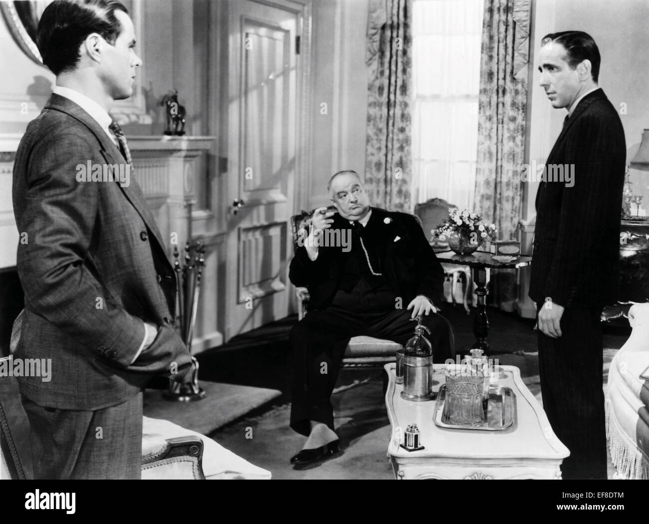 ELISHA COOK JR., SYDNEY GREENSTREET, Humphrey Bogart, der Malteser Falke, 1941 Stockfoto