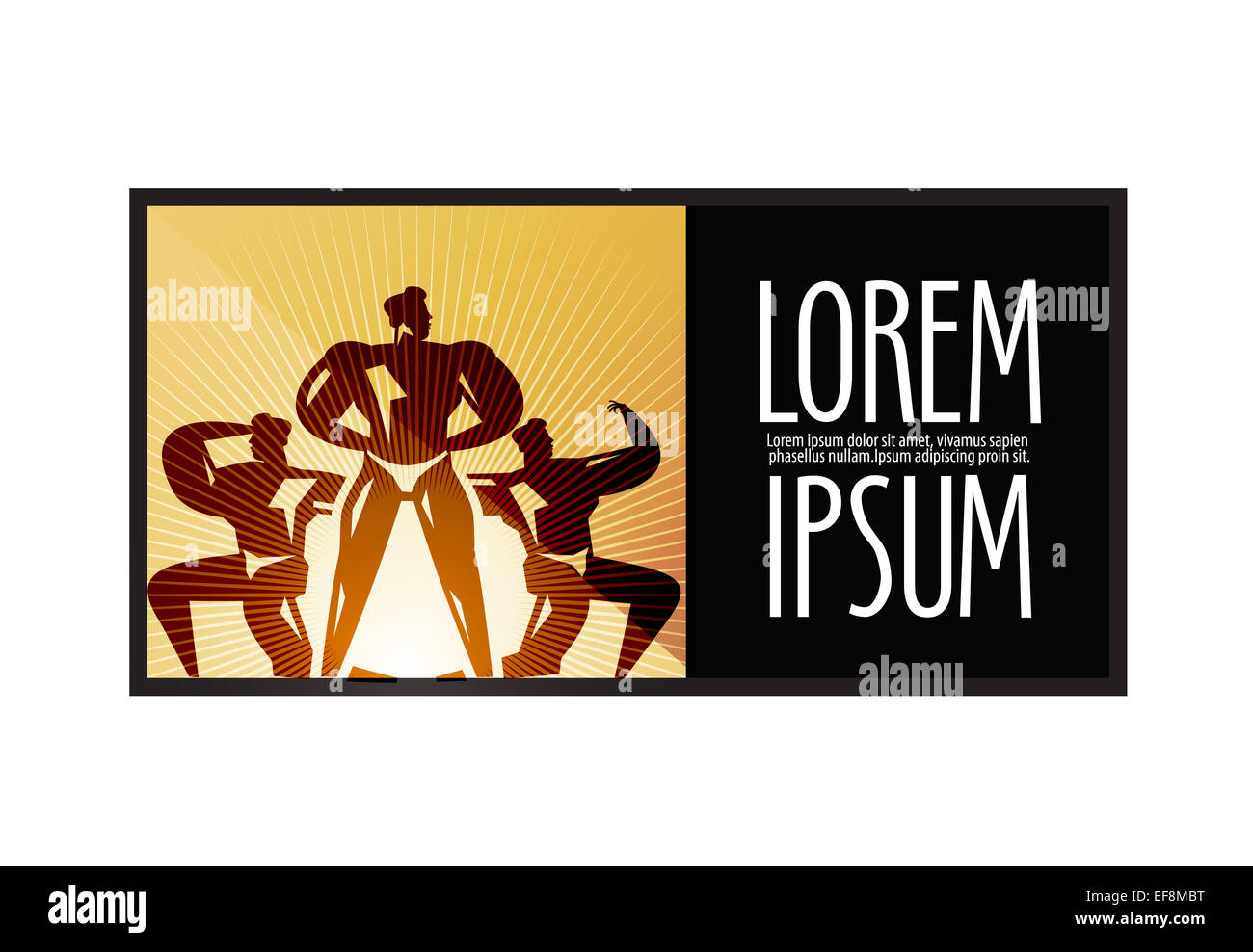 Sport-Logo-Design-Vorlage. Fitness oder Bodybuilding-Symbol. Stockfoto