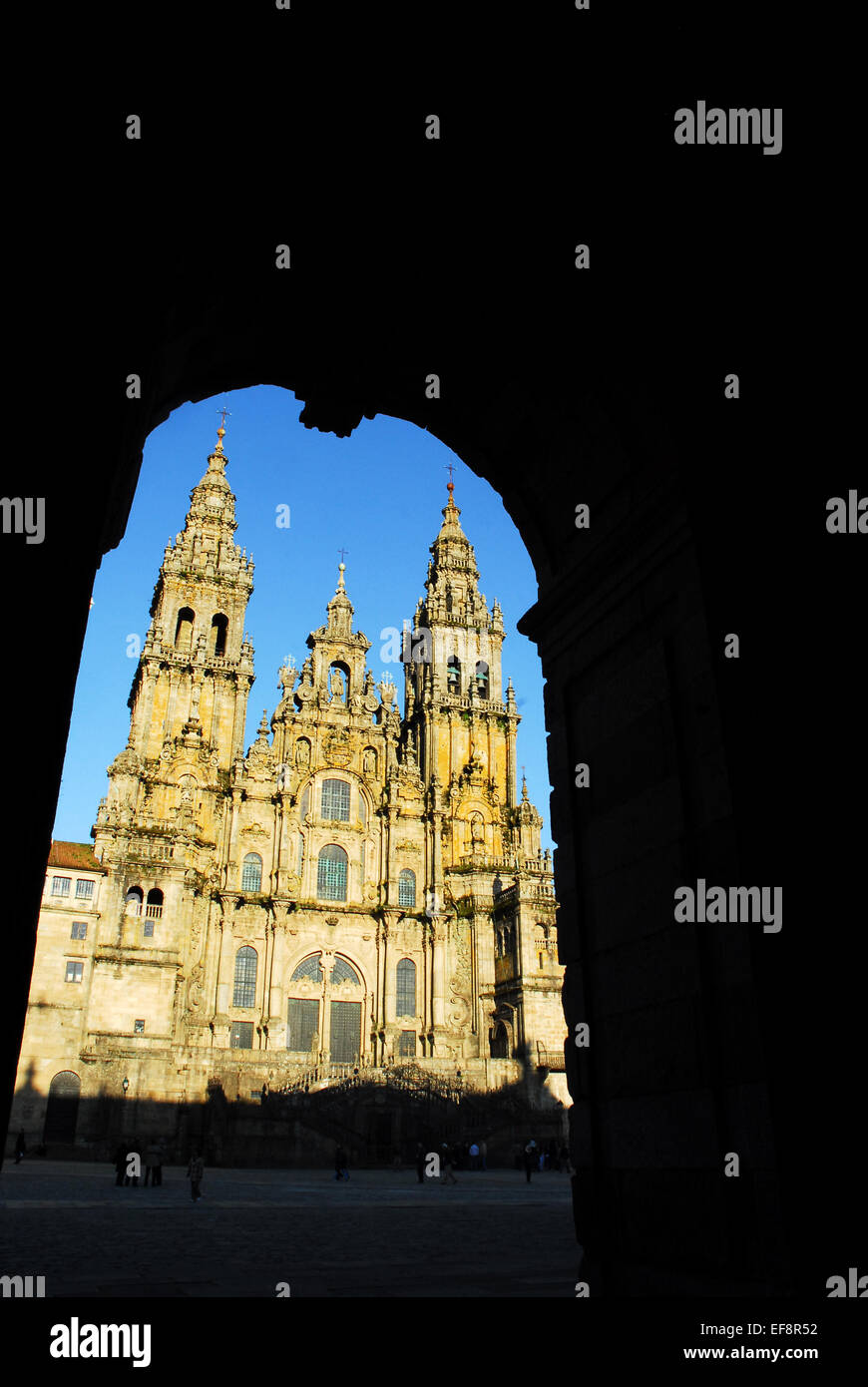 Kathedrale von Santiago De Compostela, Galicien, Spanien Stockfoto