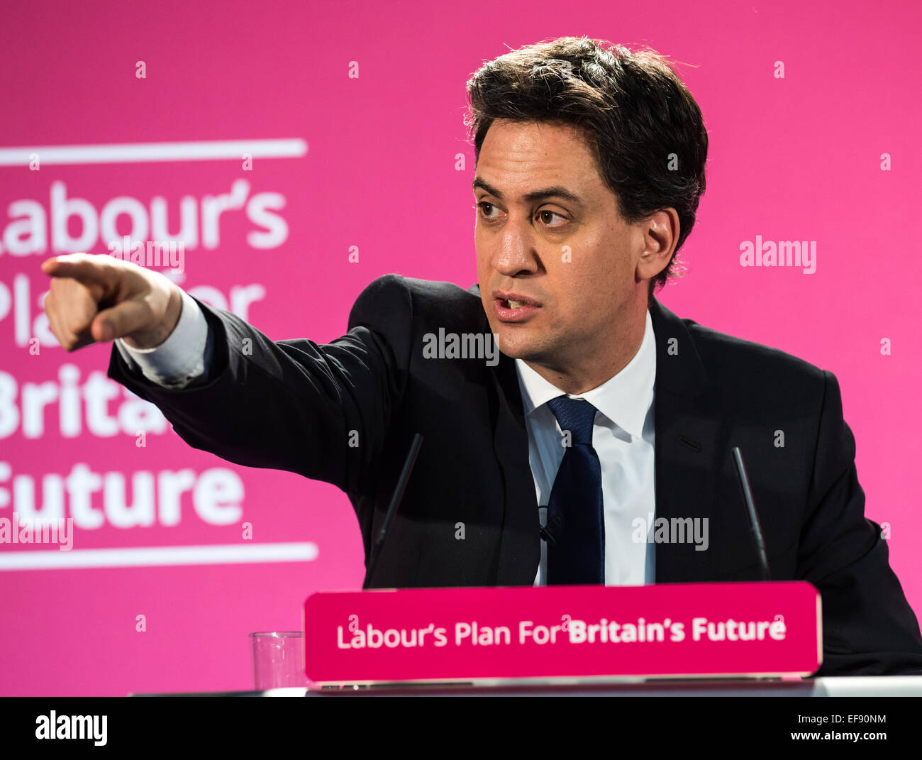 Ed Miliband MP, Führer der labour Party, anlässlich einer Studierendenkonferenz in Sheffield Stockfoto