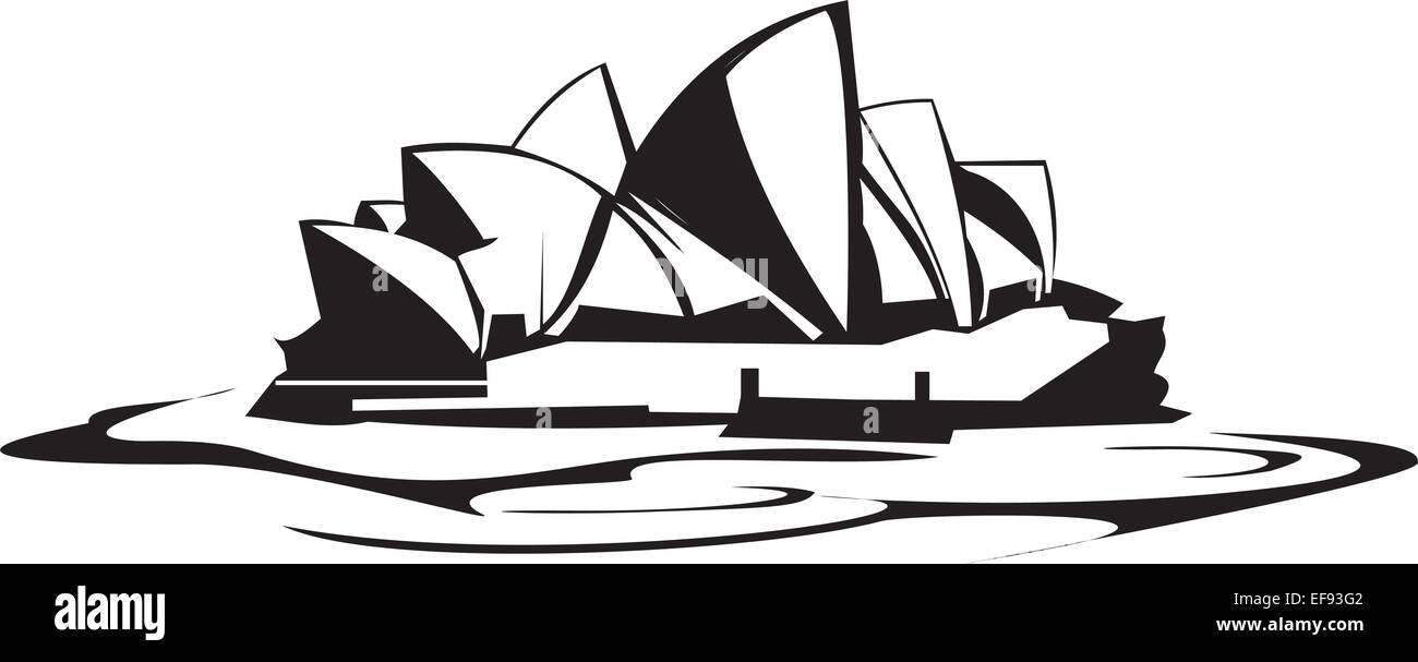 Sydney Opera House Stock Vektor