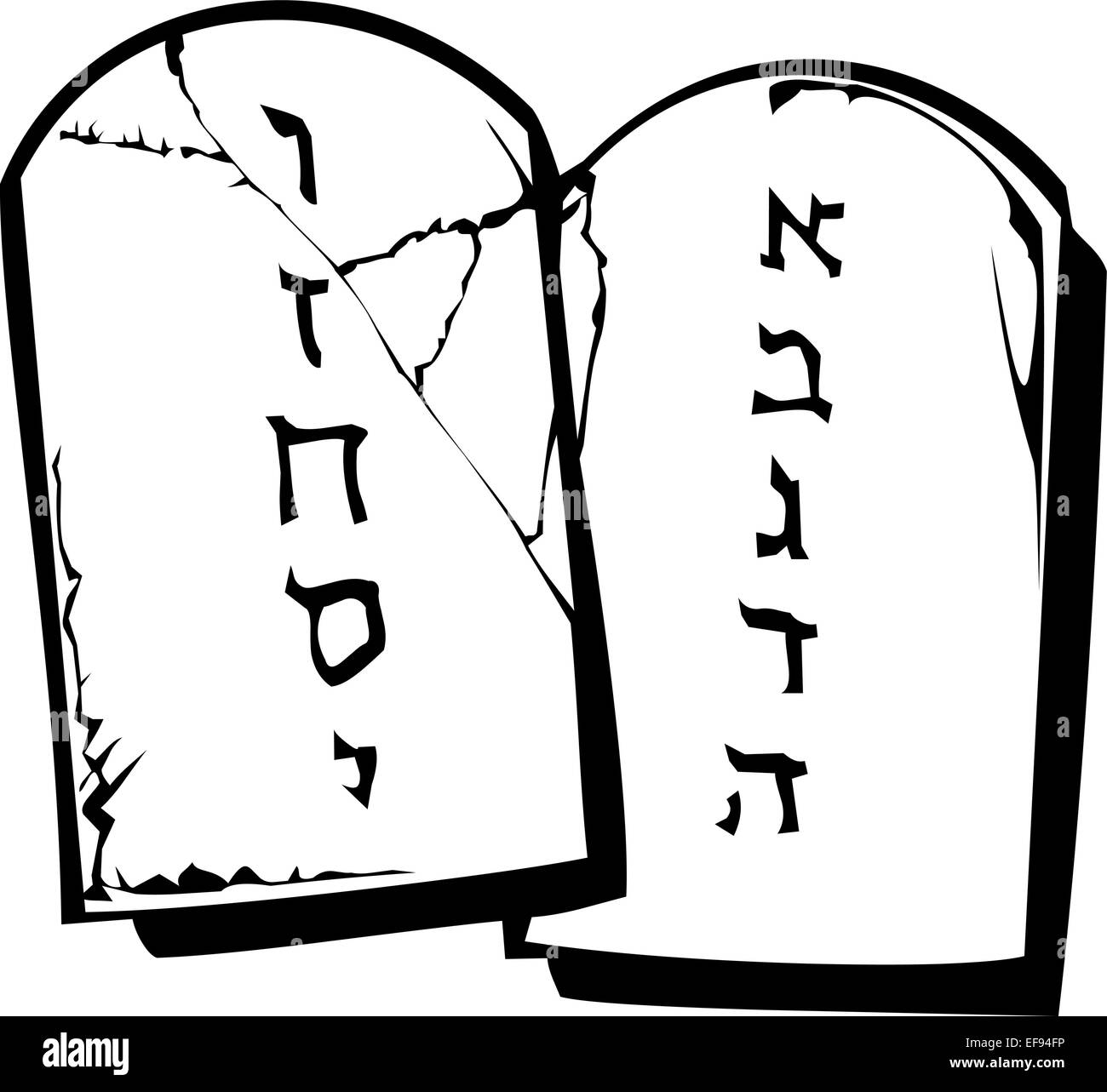 Stein-Tabletten Stock Vektor