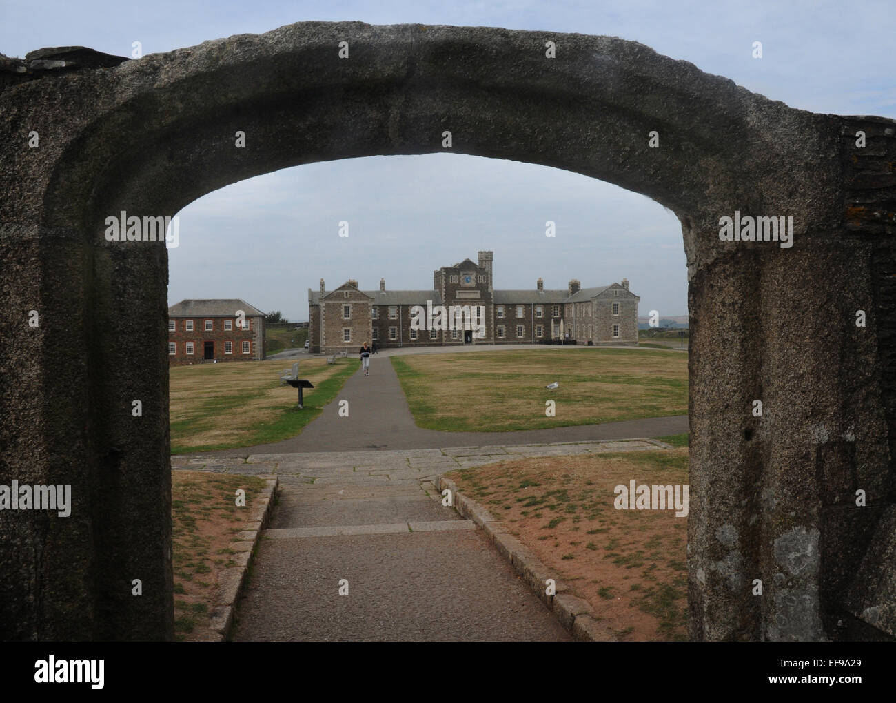 September 2014 wurde die Garnison bei Pendennis Castle Pendennis Castle als einer aus einer Kette von Festungen, die entlang der Küste o gebaut. Stockfoto