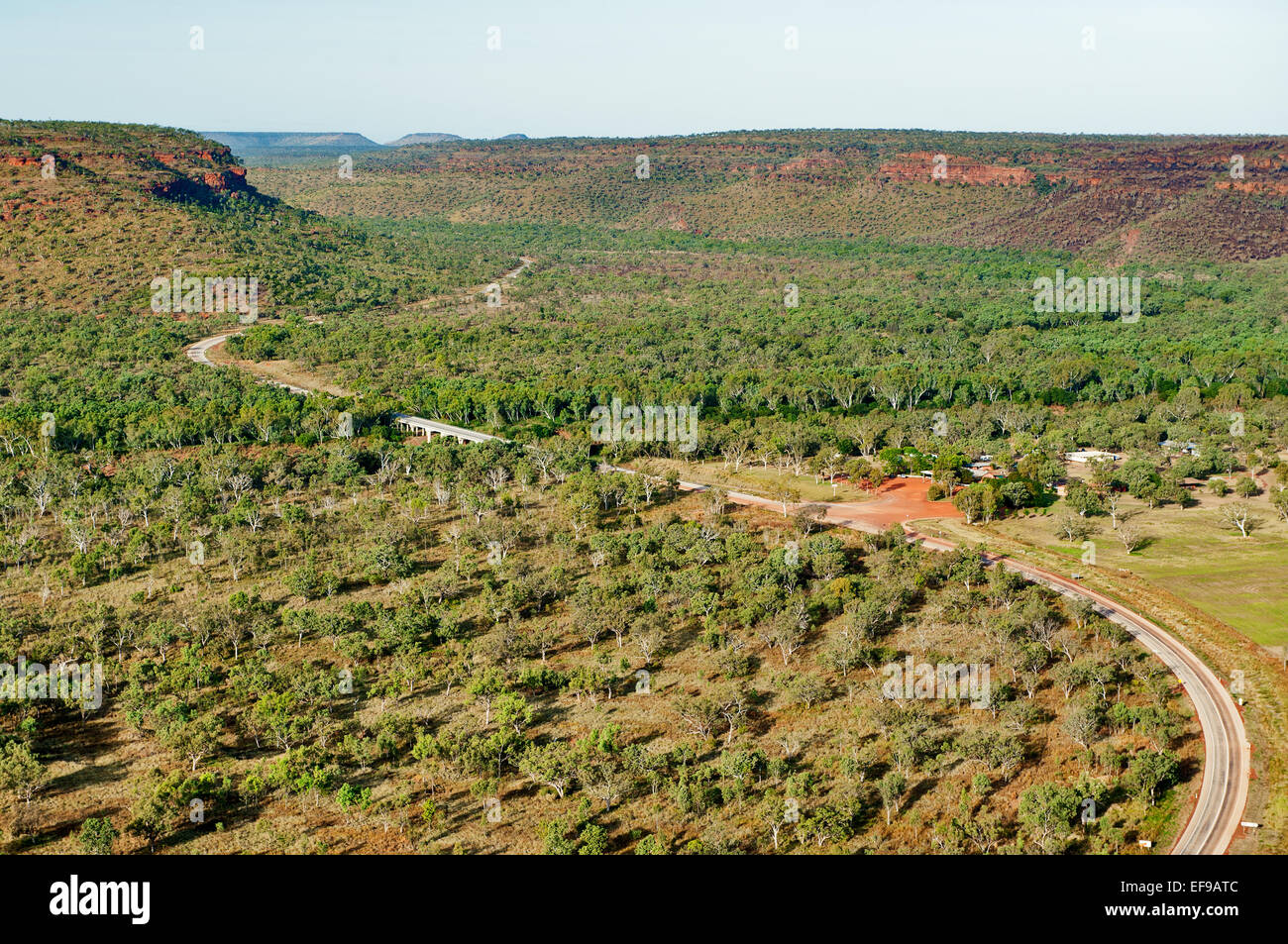 Victoria Highway die nördliche Verbindung von Western Australia und im Northern Territory. Stockfoto