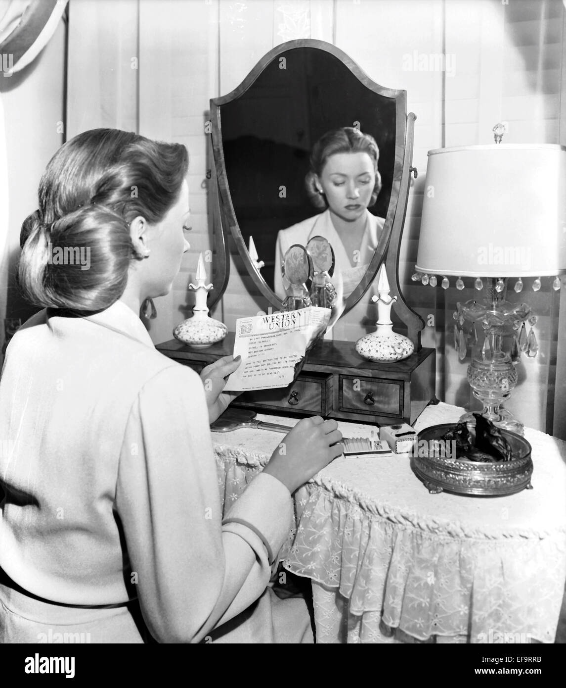 GLORIA GRAHAME EINE FRAU DAS GEHEIMNIS (1949) Stockfoto